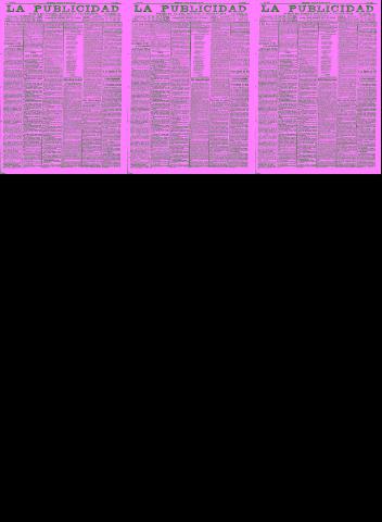 'La publicidad  : diario de avisos noticias y telegramas. Eco fiel de la opinión y verdadero defensor de los intereses morales y materiales de Granada y su provincia' - Año XXXI Número 8352  - 1911 Enero 13