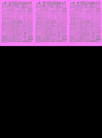 'La publicidad  : diario de avisos noticias y telegramas. Eco fiel de la opinión y verdadero defensor de los intereses morales y materiales de Granada y su provincia' - Año XXXI Número 8319  - 1911 Marzo 01