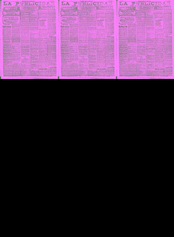 'La publicidad  : diario de avisos noticias y telegramas. Eco fiel de la opinión y verdadero defensor de los intereses morales y materiales de Granada y su provincia' - Año XXXI Número 3450  - 1911 Abril 07