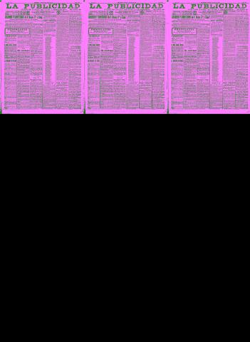 'La publicidad  : diario de avisos noticias y telegramas. Eco fiel de la opinión y verdadero defensor de los intereses morales y materiales de Granada y su provincia' - Año XXXI Número 3511  - 1911 Junio 09