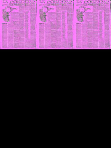 'La publicidad  : diario de avisos noticias y telegramas. Eco fiel de la opinión y verdadero defensor de los intereses morales y materiales de Granada y su provincia' - Año XXXI Número 3517  - 1911 Junio 15