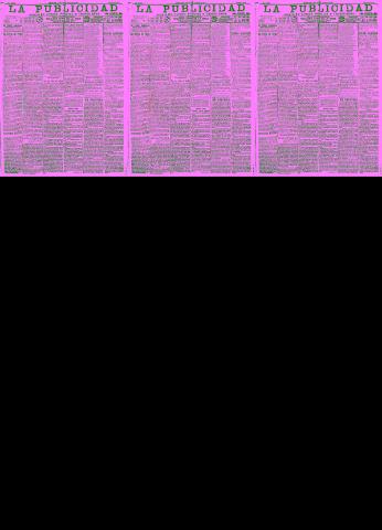 'La publicidad  : diario de avisos noticias y telegramas. Eco fiel de la opinión y verdadero defensor de los intereses morales y materiales de Granada y su provincia' - Año XXXV Número 9720  - 1915 Febrero 07
