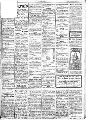 'La publicidad  : diario de avisos noticias y telegramas. Eco fiel de la opinión y verdadero defensor de los intereses morales y materiales de Granada y su provincia' - Año XXXV Número 9894  - 1915 Octubre 01