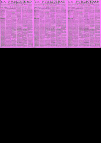 'La publicidad  : diario de avisos noticias y telegramas. Eco fiel de la opinión y verdadero defensor de los intereses morales y materiales de Granada y su provincia' - Año XLI Número 18686  - 1921 Noviembre 09