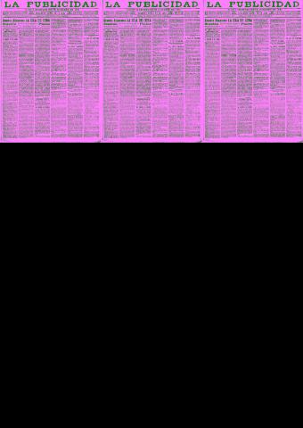 'La publicidad  : diario de avisos noticias y telegramas. Eco fiel de la opinión y verdadero defensor de los intereses morales y materiales de Granada y su provincia' - Año XLI Número 18689  - 1921 Noviembre 12