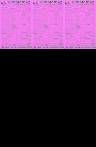 'La publicidad  : diario de avisos noticias y telegramas. Eco fiel de la opinión y verdadero defensor de los intereses morales y materiales de Granada y su provincia' - Año XLIII Número 20128  - 1923 Noviembre 11