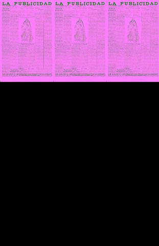 'La publicidad  : diario de avisos noticias y telegramas. Eco fiel de la opinión y verdadero defensor de los intereses morales y materiales de Granada y su provincia' - Año XLIII Número 20152  - 1923 Diciembre 08