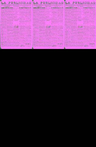 'La publicidad  : diario de avisos noticias y telegramas. Eco fiel de la opinión y verdadero defensor de los intereses morales y materiales de Granada y su provincia' - Año LIII Número 33231  - 1933 Mayo 11