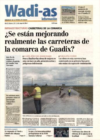 'Wadi-as información : periódico semanal de la comarca de Guadix.' - Año II Número 110 - 2004 mayo 14