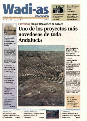 'Wadi-as información : periódico semanal de la comarca de Guadix.' - Año II Número 122 - 2004 agosto 6