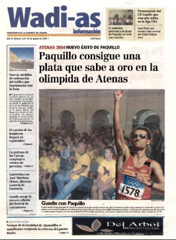 'Wadi-as información : periódico semanal de la comarca de Guadix.' - Año II Número 124 - 2004 agosto 20