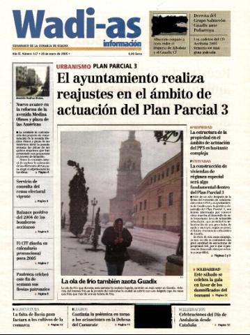 'Wadi-as información : periódico semanal de la comarca de Guadix.' - Año II Número 147 - 2005 enero 28