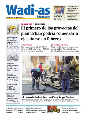 'Wadi-as información : periódico semanal de la comarca de Guadix.' - Año VI Número 356 - 2009 enero 30