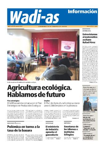 'Wadi-as información : periódico semanal de la comarca de Guadix.' - Año X Número 571 - 2013 marzo 16