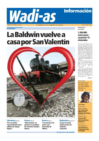 'Wadi-as información : periódico semanal de la comarca de Guadix.' - Año XI Número 619 - 2014 febrero 15