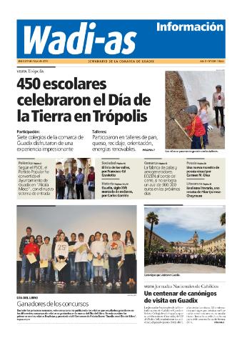 'Wadi-as información : periódico semanal de la comarca de Guadix.' - Año XII Número 630 - 2014 mayo 03