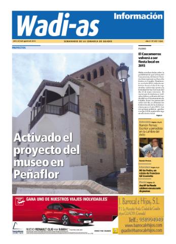 'Wadi-as información : periódico semanal de la comarca de Guadix.' - Año XII Número 643 - 2014 agosto 02