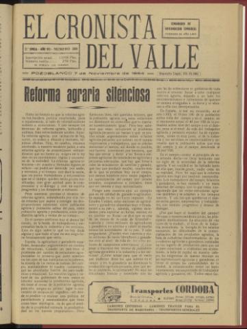 'El Cronista del Valle' - Época 2ª Año VII Número 368 - 1964 noviembre 07
