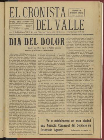 'El Cronista del Valle' - Época 2ª Año VII Número 370 - 1964 noviembre 21
