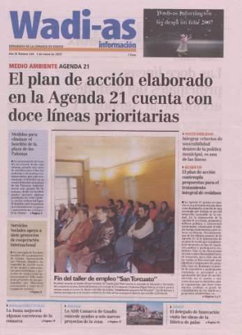 'Wadi-as información : periódico semanal de la comarca de Guadix.' - Año IV Número 248 - 2007 enero 05