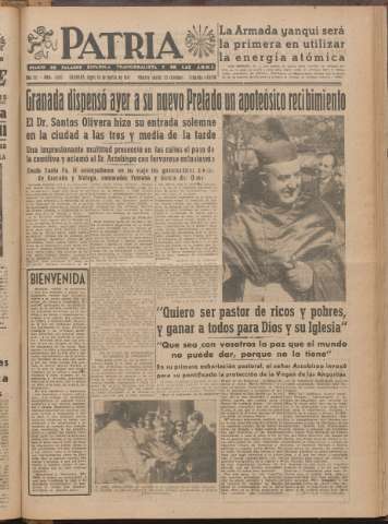 'Patria : diario de Falange Española Tradicionalista y de las J.O.N.S.' - Año XII Número 2ed_4003 - 1947 marzo 10