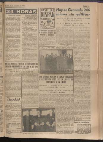 'Patria : diario de Falange Española Tradicionalista y de las J.O.N.S.' - Año XX Número 6313 - 1955 diciembre 10