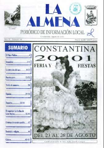 'La Almena : periódico de información local' - Año III Número 29 - 2000 diciembre