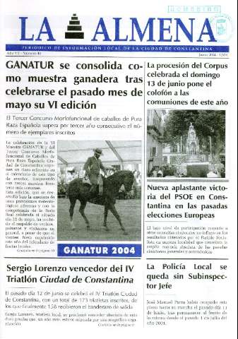 'La Almena : periódico de información local' - Año V Número 43 - 2002 febrero