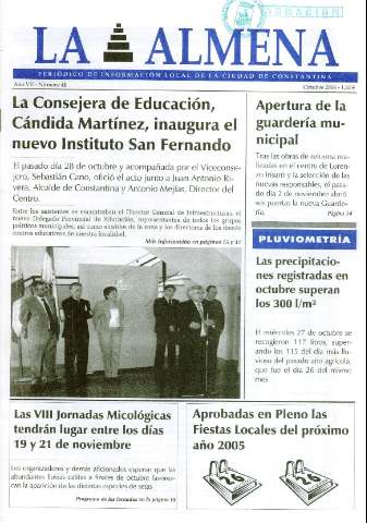 'La Almena : periódico de información local' - Año V Número 45 - 2002 abril