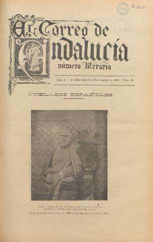 'El Correo de Andalucía : Número Literario' - Año I Número 15 - 1899 noviembre 13