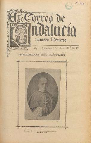 'El Correo de Andalucía : Número Literario' - Año I Número 18 - 1899 diciembre 4