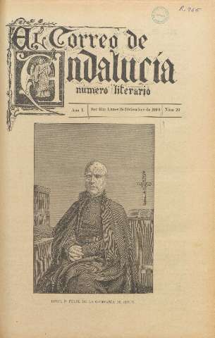 'El Correo de Andalucía : Número Literario' - Año I Número 20 - 1899 diciembre 18