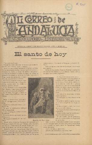 'El Correo de Andalucía : Número Literario' - Año II Número 33 - 1900 marzo 19
