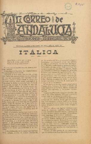 'El Correo de Andalucía : Número Literario' - Año II Número 35 - 1900 abril 2