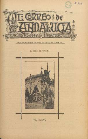 'El Correo de Andalucía : Número Literario' - Año II Número 38 - 1900 abril 23