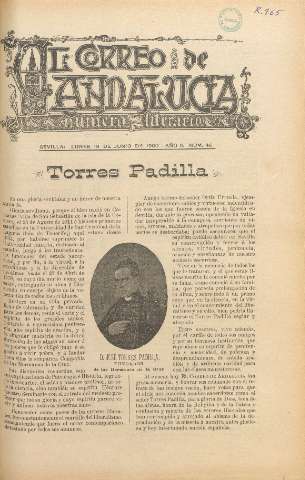 'El Correo de Andalucía : Número Literario' - Año II Número 46 - 1900 junio 18