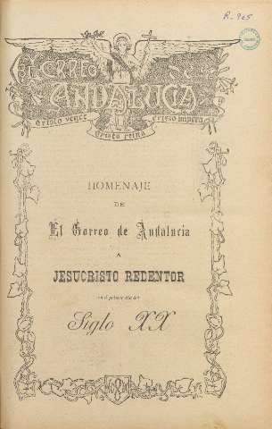 'El Correo de Andalucía : Número Literario' - Año II Número homenaje - 1900 diciembre 31