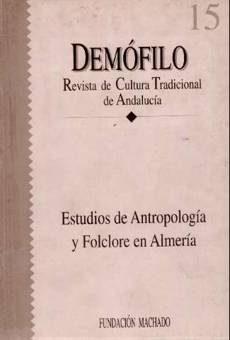 'Demófilo : revista de cultura tradicional de Andalucía' -  Número 15 - 1995