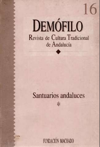 'Demófilo : revista de cultura tradicional de Andalucía' -  Número 16 - 1995