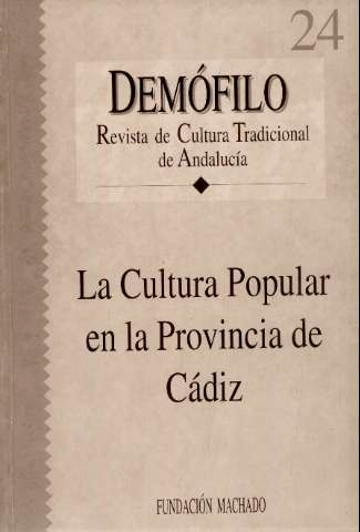 'Demófilo : revista de cultura tradicional de Andalucía' -  Número 24 - 1997