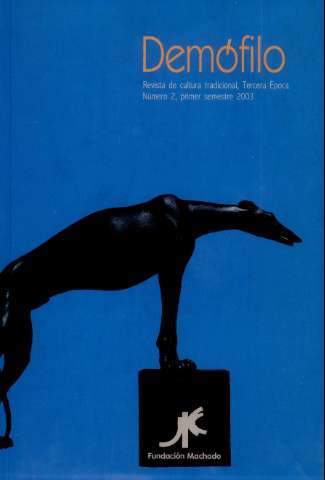 'Demófilo : revista de cultura tradicional de Andalucía' -  Número 38 - 2003