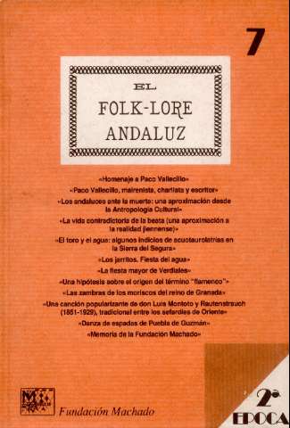 'El Folk-lore andaluz : 2ª época' - Época 2 Número 7 - 1991