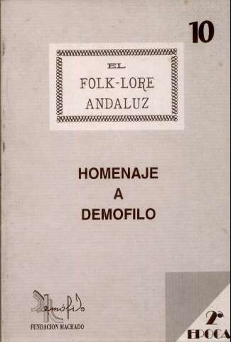 'El Folk-lore andaluz : 2ª época' - Época 2 Número 10 - 1993