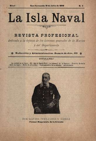'La Isla Naval : revista profesional dedicada a los intereses de la Marina y del Departamento' - Año I Número 4 - 1898 julio 31