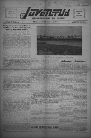 'Juventud semanario independiente, informativo y literario' - Año II Número 45 - 1931 noviembre 11