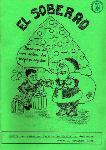 'El soberao  : revista del Centro de Educación de Adultos de Constantina.' - Año V Número 13 - 1996 diciembre 1