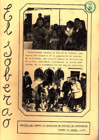 'El soberao  : revista del Centro de Educación de Adultos de Constantina.' - Año VI Número 14 - 1997 marzo 1