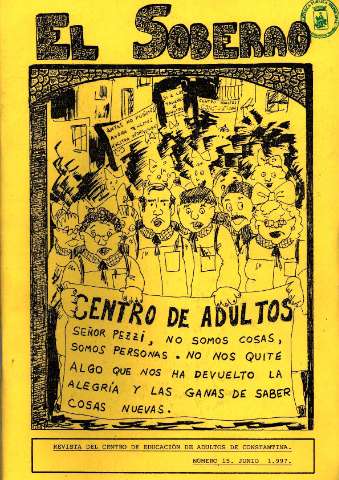 'El soberao  : revista del Centro de Educación de Adultos de Constantina.' - Año VI Número 15 - 1997 junio 1