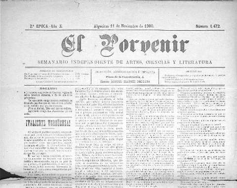'El Porvenir : periódico independiente' - Año XI Número 1472 - 1900 noviembre 11