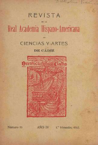 'Real Academia Hispano-Americana de Ciencias y Artes : revista ilustrada' - Número 19 - 1915 enero 1